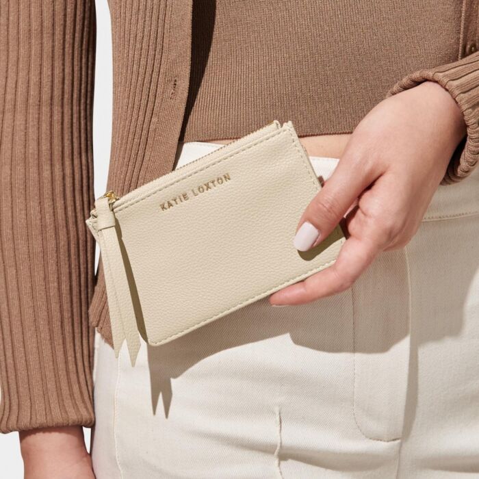 Katie Loxton Isla Coin Purse and Card Holder - Light Taupe